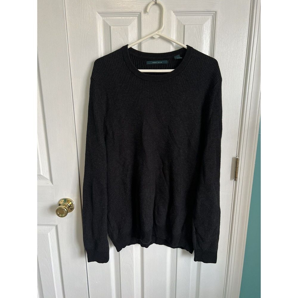 Perry‎ Ellis Mens XL Heavyweight Cotton Blend Long Sleeve Sweater
